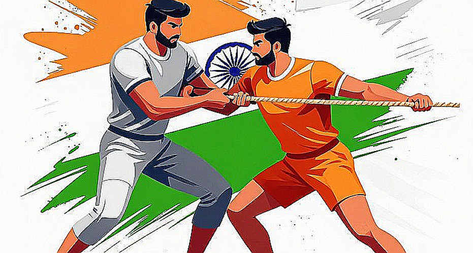 কমনওয়েলথ কাবাডি চ্যাম্পিয়নশিপ ২০২৬: লোগোর এক রেইডার আর চার ডিফেন্ডার যেই ফাঁকটা দেখিয়ে দিল